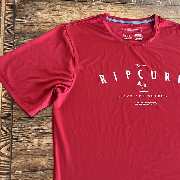 Rip Curl Burgundy S/L Rashguard - Picture 3 of 9
